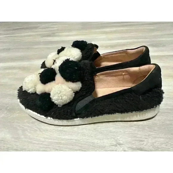 UGG RICCI POM POM‎ WOMEN'S SLIP-ON SNEAKERS SHOES BLACK Size 7 - Picture 5 of 6